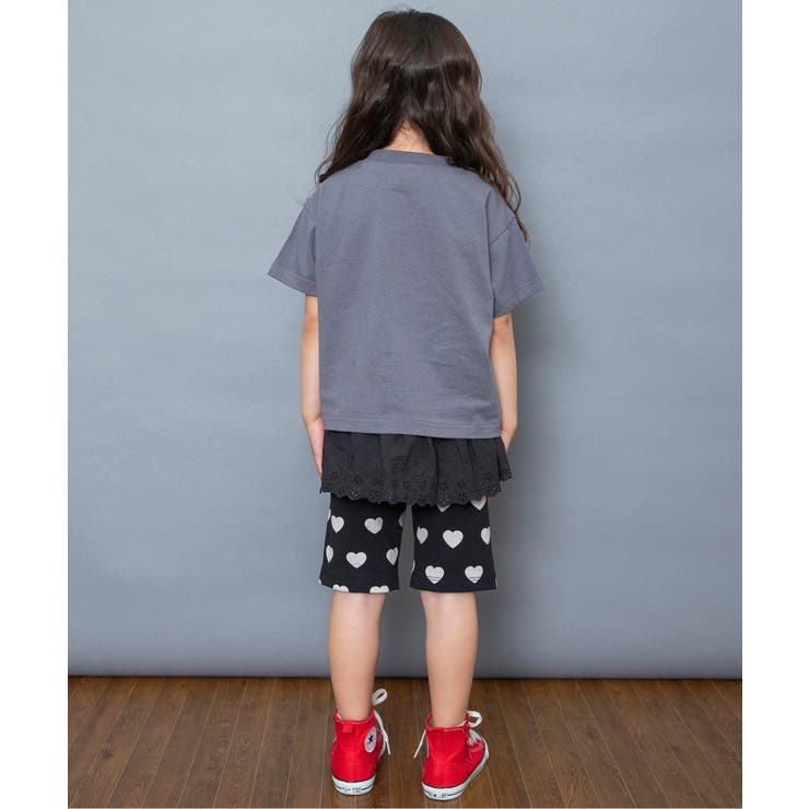 針抜きTシャツ＆裾レースフリル2プリントシャツ | F.O.Online Store | 詳細画像10 