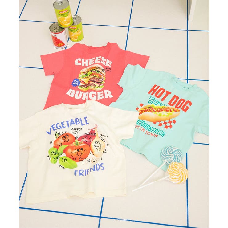 【リンク】BREEZEMART ジャンクフード&ベジタブル半袖Tシャツ | F.O.Online Store | 詳細画像23 