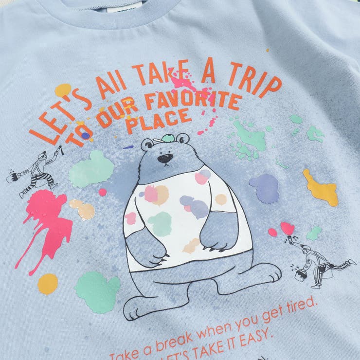 【濡れたら色が変わる】ペイントモチーフTシャツ | F.O.Online Store | 詳細画像9 