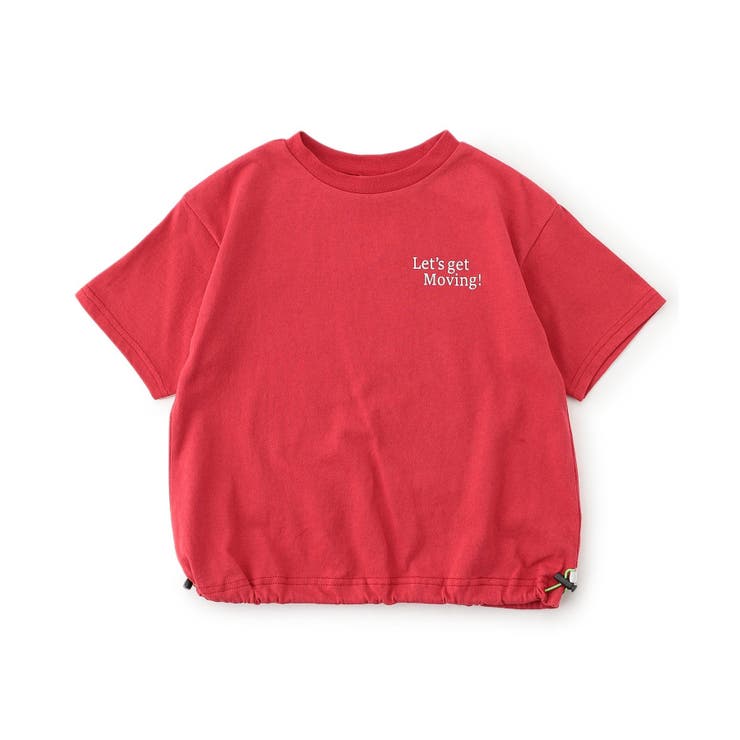 レッド | 【シルエットを自分好みに！】裾ドローコードTシャツ | F.O.Online Store