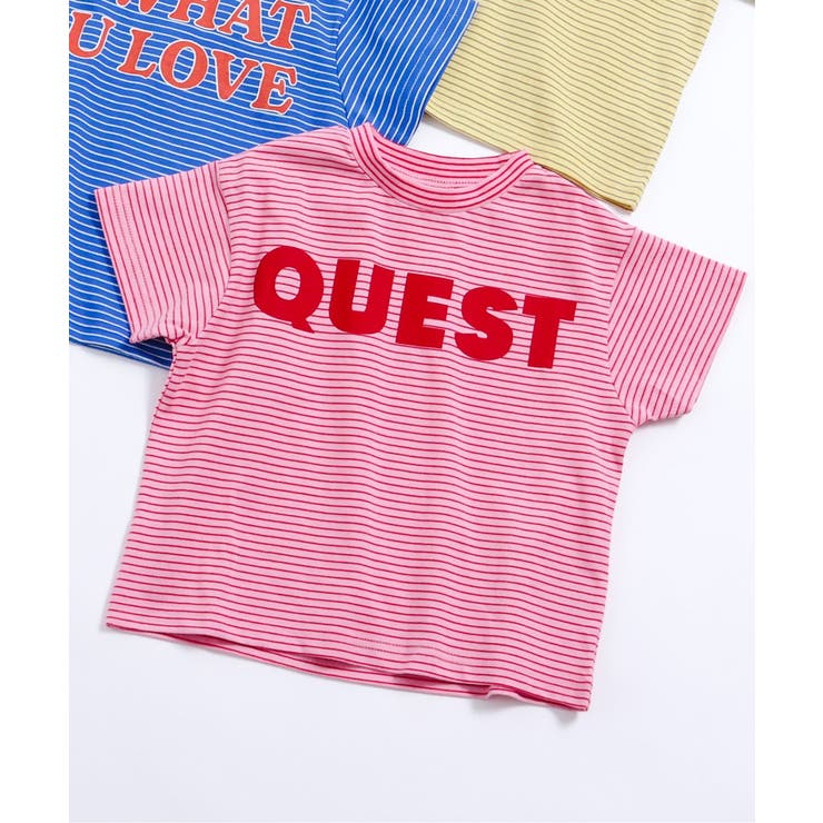 ピンク | 【リンク】ボーダーロゴTシャツ | F.O.Online Store
