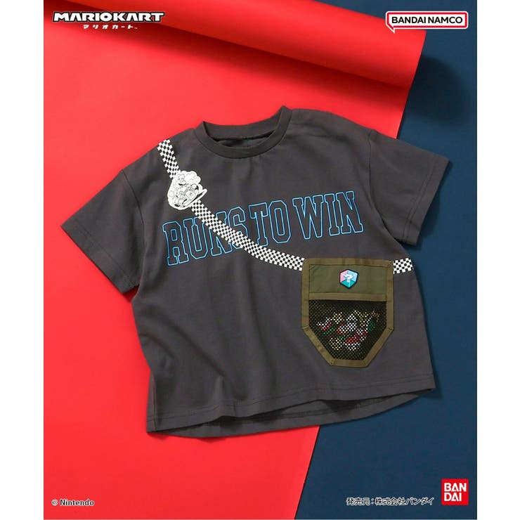 チャコール | マリオカート サコッシュTシャツ | F.O.Online Store