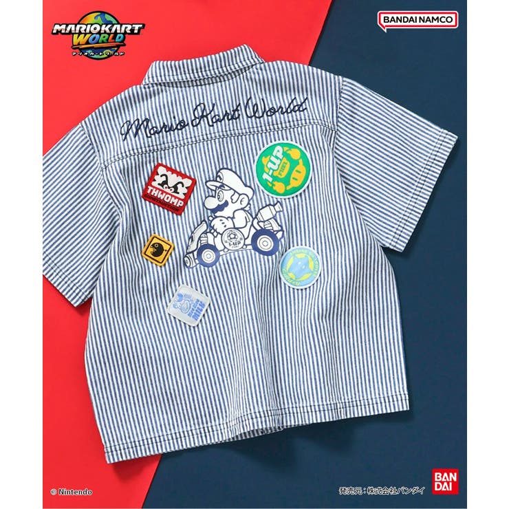 ヒッコリー | マリオカート ワールド ワッペンシャツ | F.O.Online Store