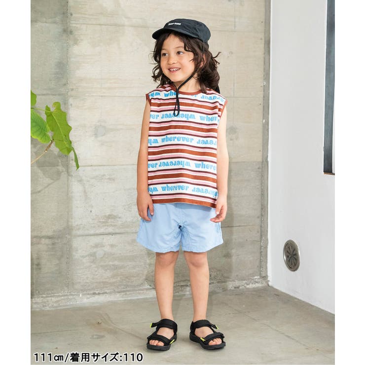 ロゴ＆ボーダー柄タンクトップ | F.O.Online Store | 詳細画像4 