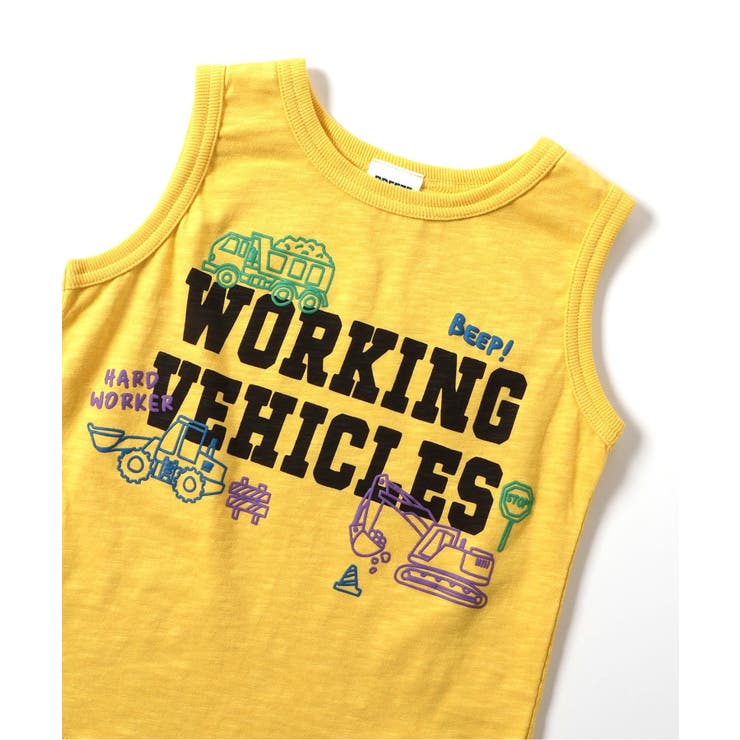 恐竜・働く車ぷくぷくタンクトップ | F.O.Online Store | 詳細画像10 