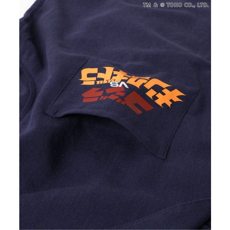 【リンク】WEB限定 ゴジラ刺繍シャツ(大人) | F.O.Online Store | 詳細画像10 