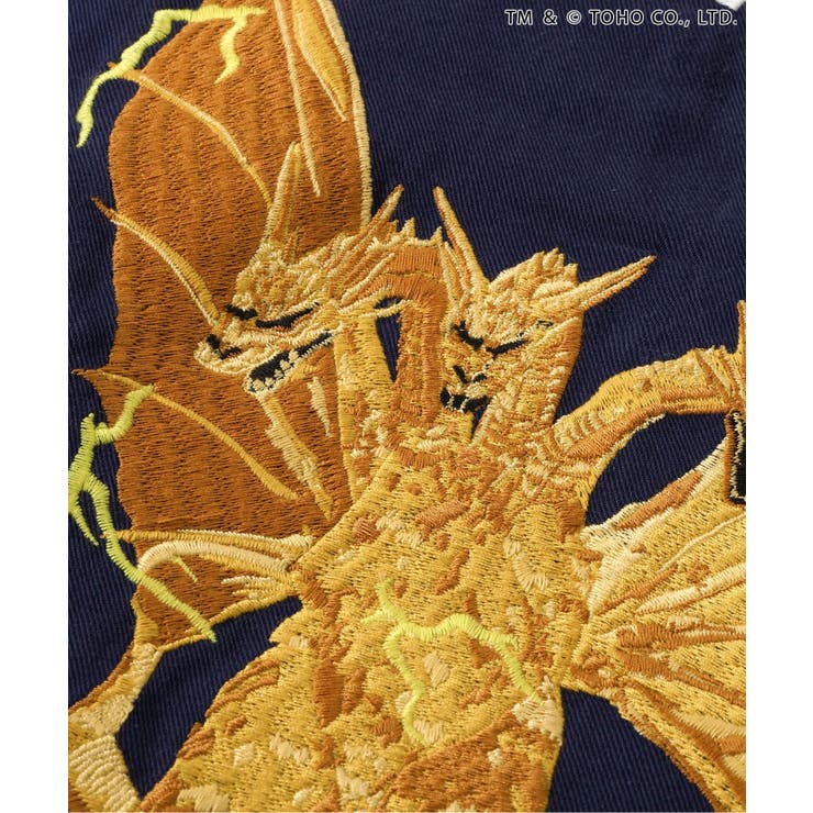 【リンク】WEB限定 ゴジラ刺繍シャツ(大人) | F.O.Online Store | 詳細画像12 