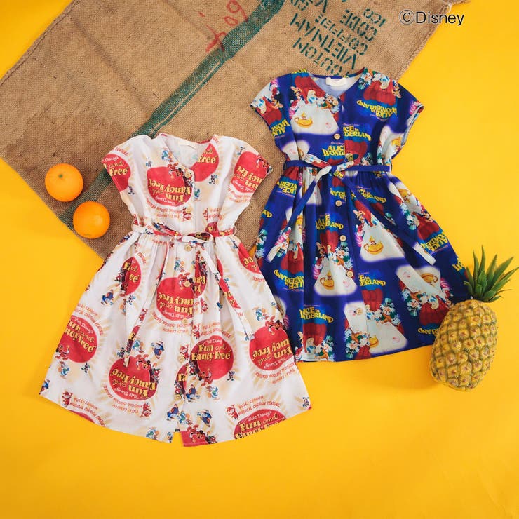 ディズニーキャラクターアロハワンピース[品番：FOKK0016140]｜F.O.