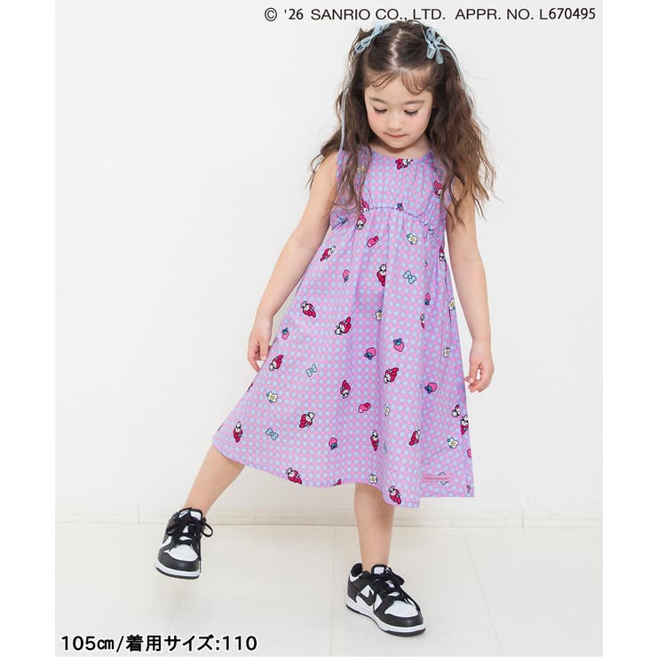 【リンク】サンリオキャラクターズ 総柄ワンピース | F.O.Online Store | 詳細画像13 