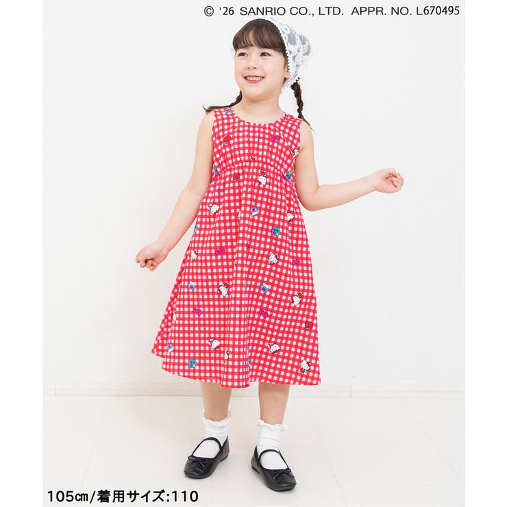 【リンク】サンリオキャラクターズ 総柄ワンピース | F.O.Online Store | 詳細画像18 