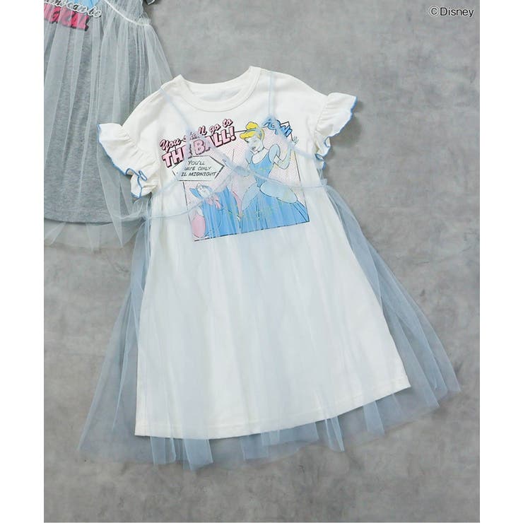 オフホワイト | ディズニーキャラクター プリンセス/チュール2Pワンピース | F.O.Online Store