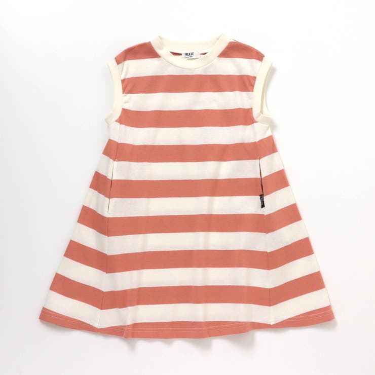 ボーダーノースリーブワンピース 品番 Fokk F O Online Store エフオーオンラインストア のキッズファッション通販 Shoplist ショップリスト