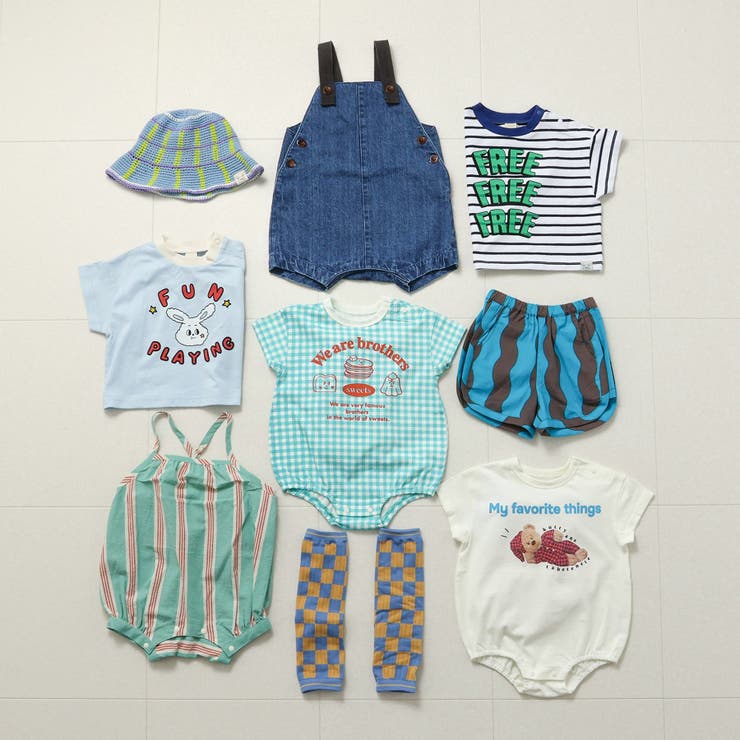 【Bpop】マルチストライプキャミサロペット | F.O.Online Store | 詳細画像14 
