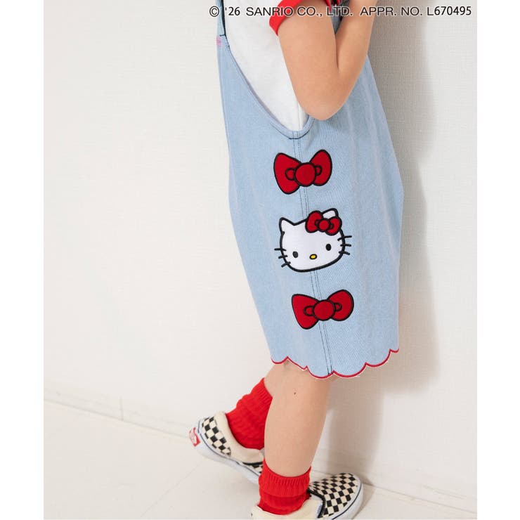 サンリオキャラクターズ スカラップデニムサロペ | F.O.Online Store | 詳細画像13 