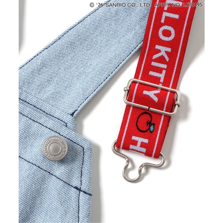 サンリオキャラクターズ スカラップデニムサロペ | F.O.Online Store | 詳細画像5 