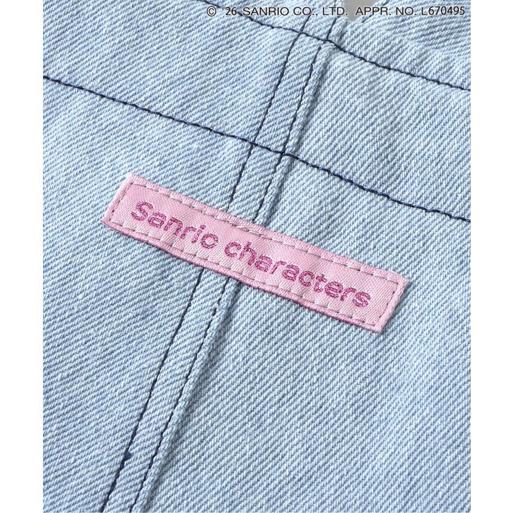 サンリオキャラクターズ スカラップデニムサロペ | F.O.Online Store | 詳細画像6 