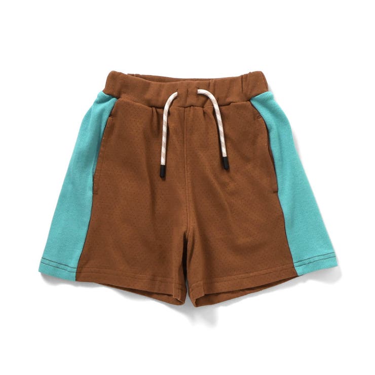 ブラウン | サマーエール メッシュサイドラインパンツ  4分丈 | F.O.Online Store