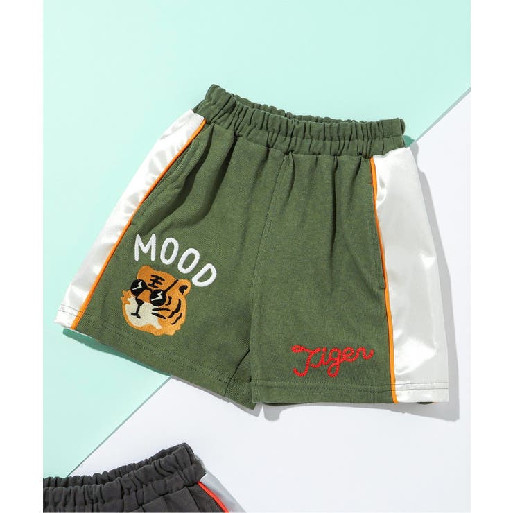 カーキ | スカジャン風ハーフパンツ(セットアップ可)  4分丈 | F.O.Online Store
