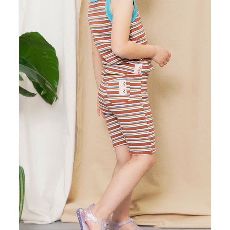 キャメル | 【リンク】イロイロ総柄サイクルパンツ(セットアップ可)  4分丈 | F.O.Online Store