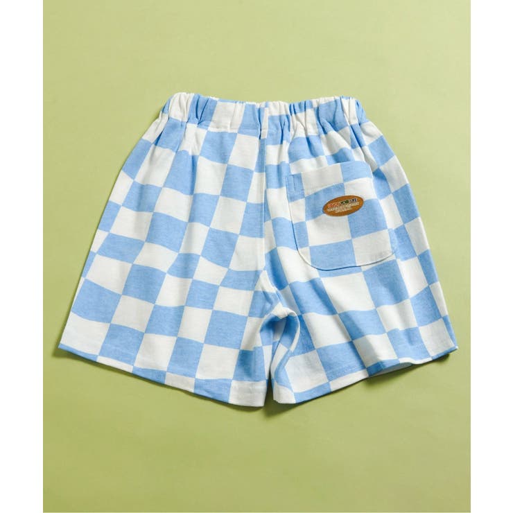 サックス | 楽しいバリエーションハーフパンツ(セットアップ可)  4分丈 | F.O.Online Store