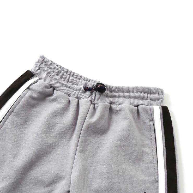 ウエストコードサイドラインハーフパンツ 4分丈[品番