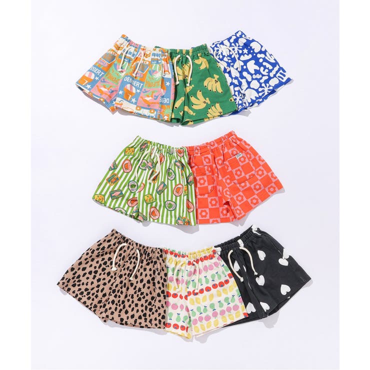イロイロ柄ハーフパンツ  4分丈 | F.O.Online Store | 詳細画像37 