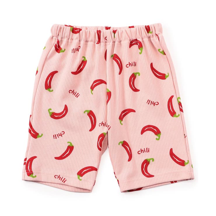 ピンク | 【WEB限定/26年夏新作】DAISUKI総柄ライトハーフパンツ  5分丈 | F.O.Online Store