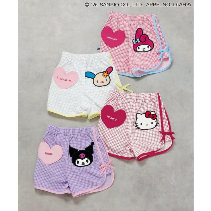 サンリオキャラクターズ フェイスポケットパンツ  ショート丈 | F.O.Online Store | 詳細画像6 