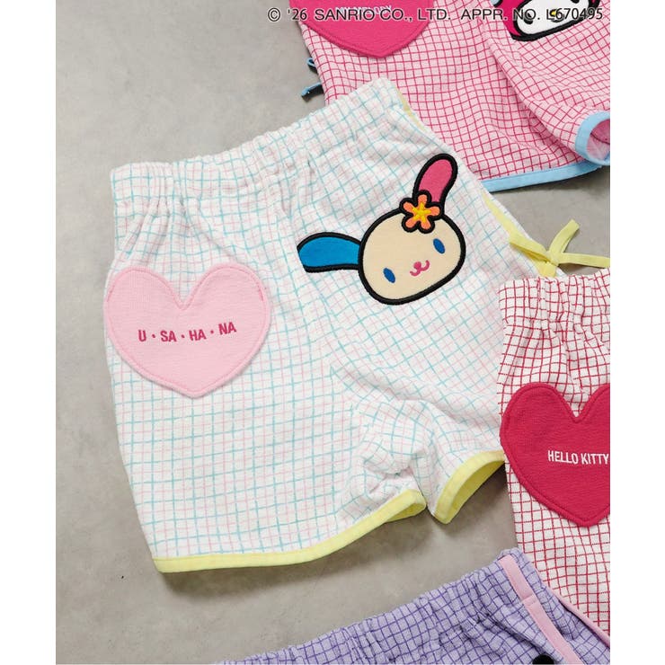オフホワイト | サンリオキャラクターズ フェイスポケットパンツ  ショート丈 | F.O.Online Store