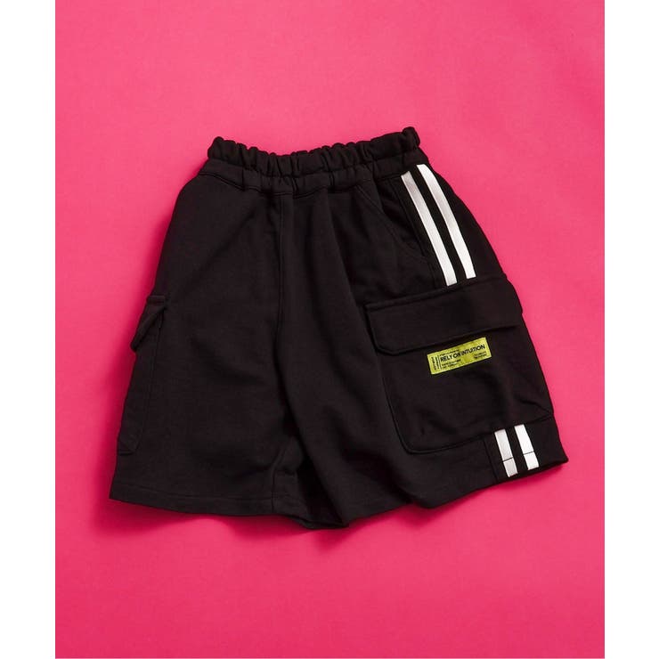 ブラック | ネオンカーゴハーフパンツ  5分丈 | F.O.Online Store