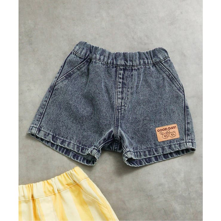 デニム | Bpop 切り替えハーフパンツ  4分丈 | F.O.Online Store