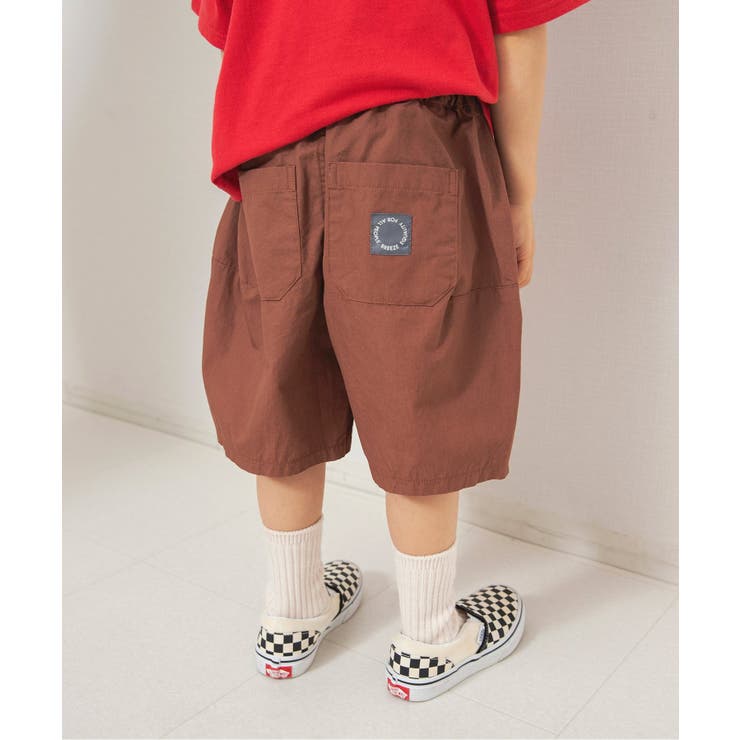 ブラウン | バルーンタックハーフパンツ  5分丈 | F.O.Online Store