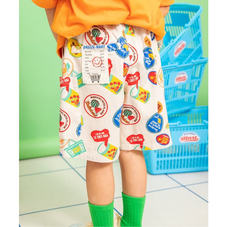 キナリ | BREEZEMART ワッペンハーフパンツ  5分丈 | F.O.Online Store
