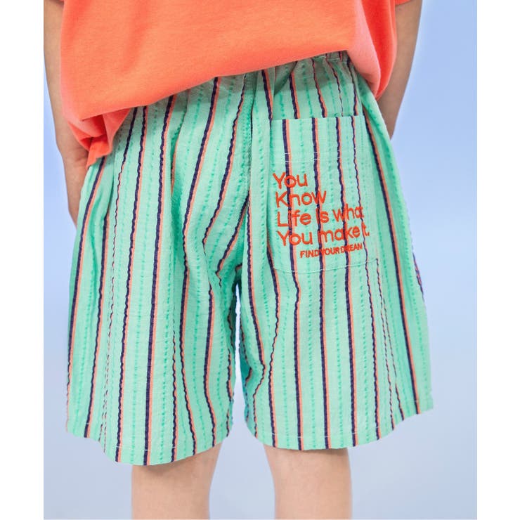 サマーエール 先染めサッカーパンツ(セットアップ可)  4分丈 | F.O.Online Store | 詳細画像17 