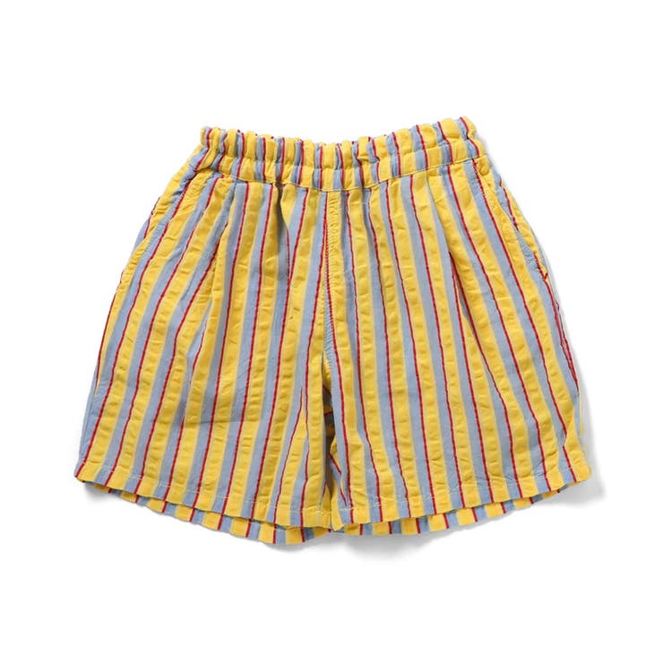 イエロー | サマーエール 先染めサッカーパンツ(セットアップ可)  4分丈 | F.O.Online Store