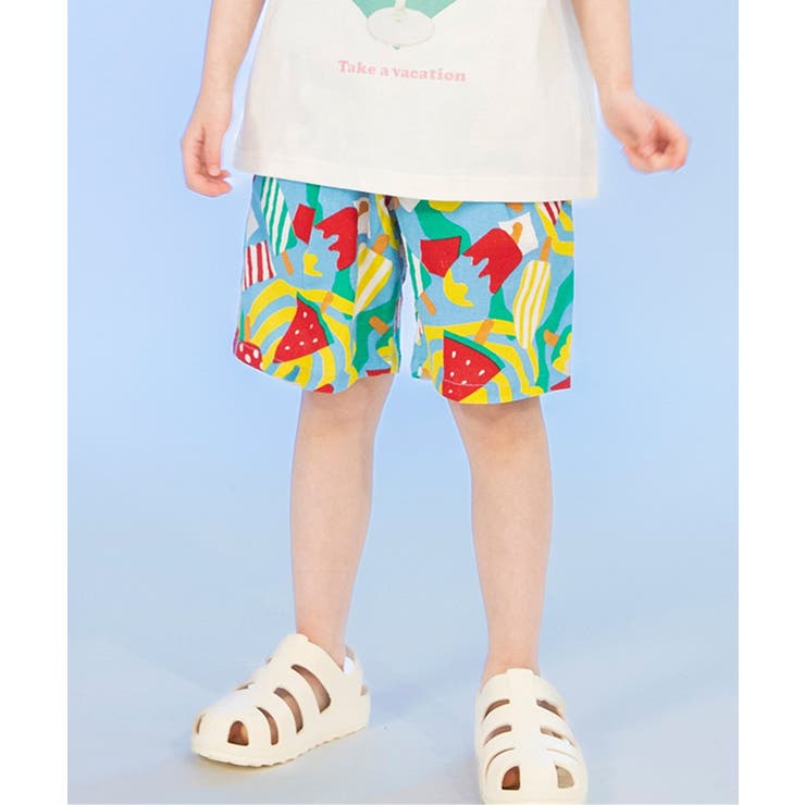 サックス | 【サマーエール】4柄ハーフパンツ  5分丈 | F.O.Online Store
