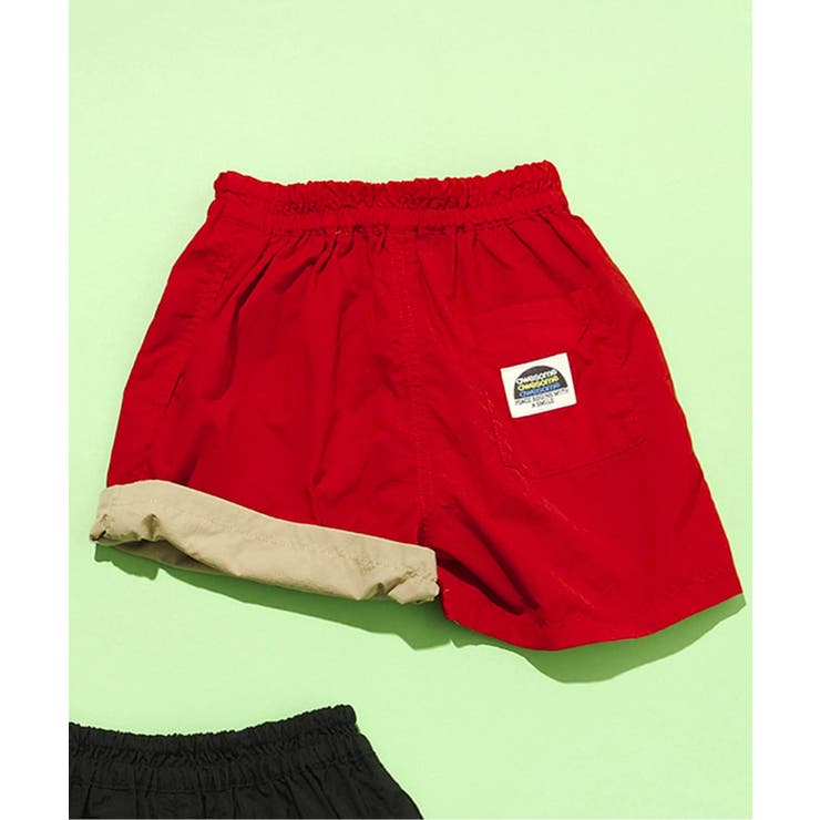 レッド | 【2WAY】リバーシブルハーフパンツ  4分丈 | F.O.Online Store