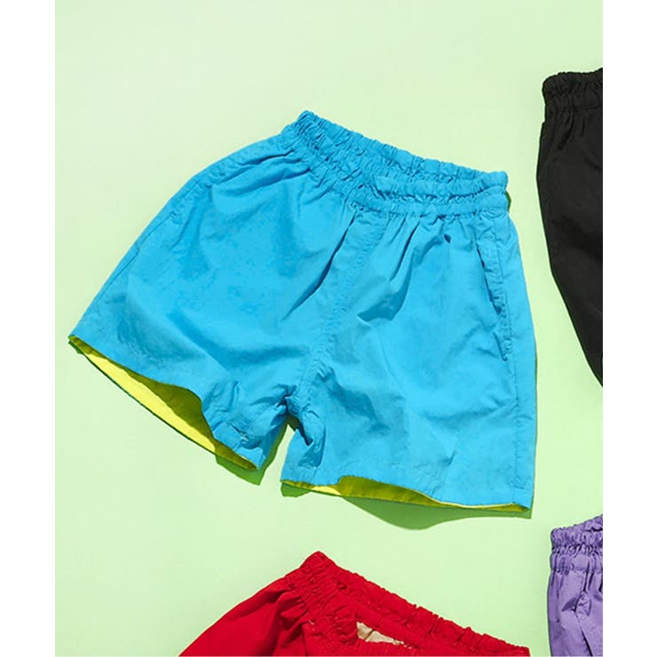 ターコイズブルー | 【2WAY】リバーシブルハーフパンツ  4分丈 | F.O.Online Store