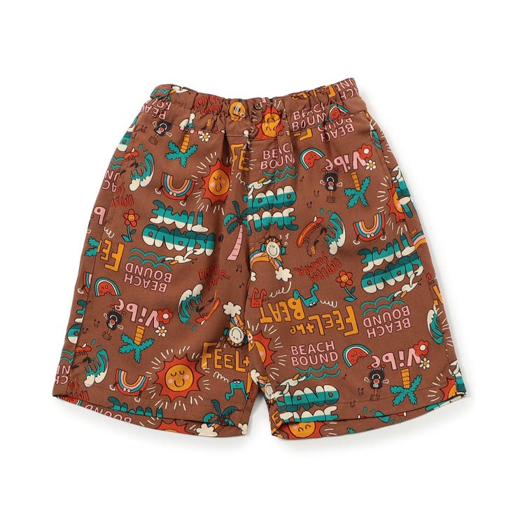 【リンク】リゾートアロハハーフパンツ_セットアップ可  5分丈 | F.O.Online Store | 詳細画像6 