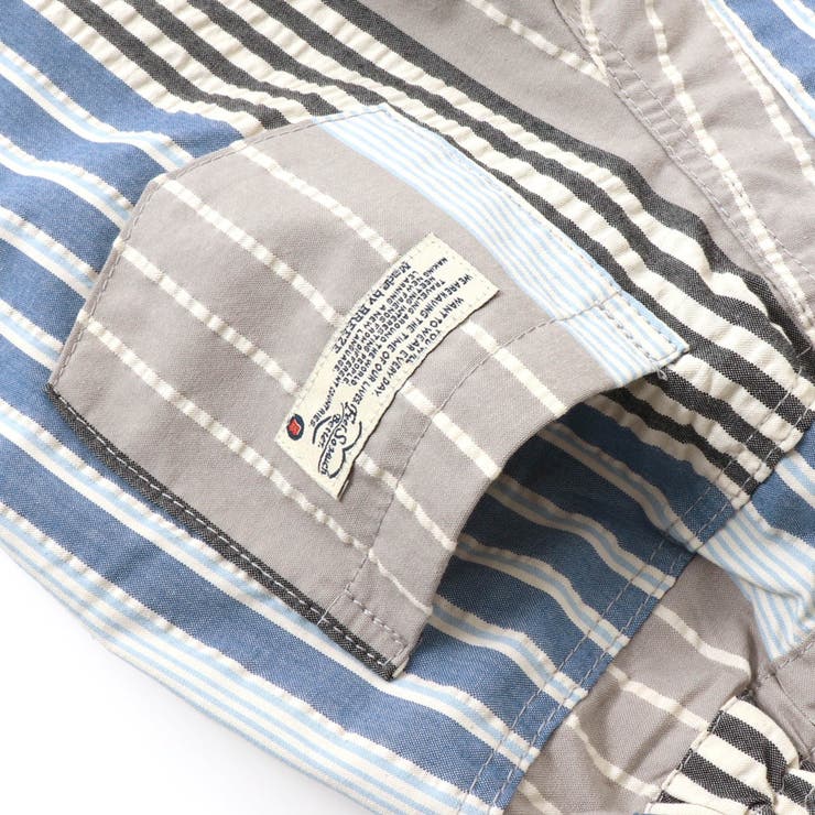 もっとスズシーストライプパンツ_ 5分丈 5分丈[品番：FOKK0004945