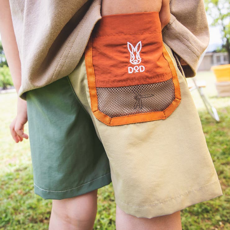 DODコラボ刺繍ポケットハーフパンツ(コドモ) 4分丈[品番：FOKK0011129
