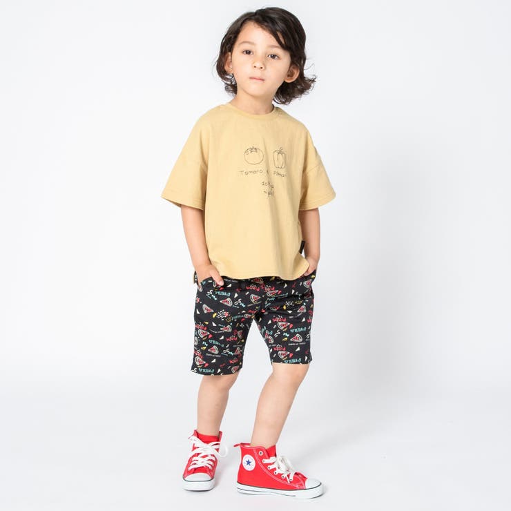 バラエティー総柄パンツ 5分丈[品番：FOKK0009903]｜F.O.Online Store
