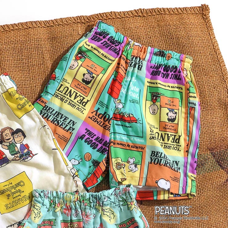 レインボー | PEANUTSコラボ アロハパンツ  4分丈 | F.O.Online Store