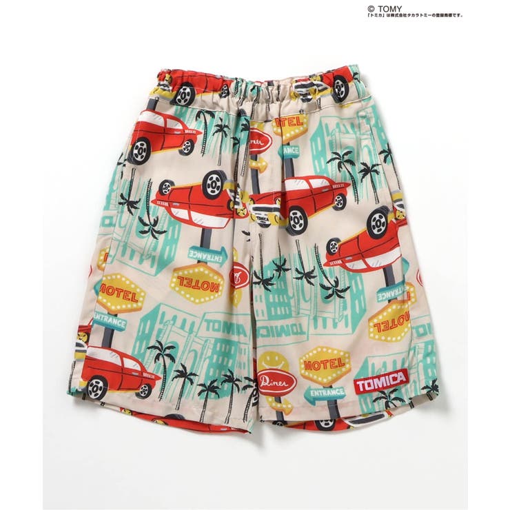 TOMICA×BREEZE アロハパンツ(セットアップ可)  5分丈 | F.O.Online Store | 詳細画像2 