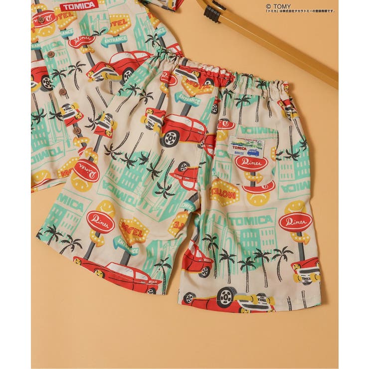 キナリ | TOMICA×BREEZE アロハパンツ(セットアップ可)  5分丈 | F.O.Online Store