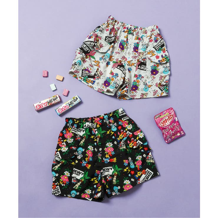 UHA味覚糖 総柄水陸両用パンツ  4分丈 UVカット 撥水 | F.O.Online Store | 詳細画像16 
