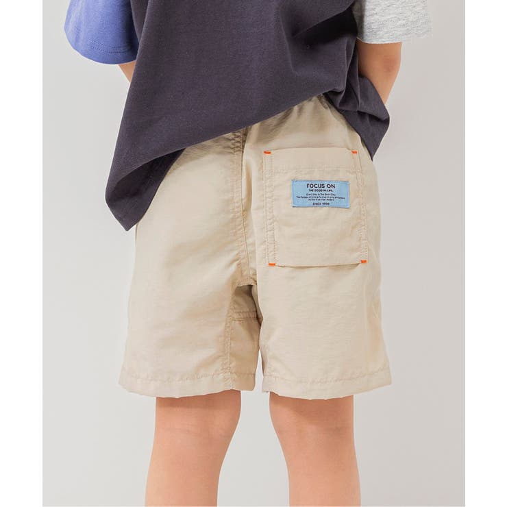 ベージュ | 【水をはじく/しわになりにくい】水陸両用パンツ  4分丈 UVカット 撥水 | F.O.Online Store