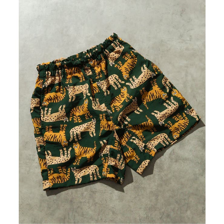 グリーン | 【水をはじく/しわになりにくい】水陸両用パンツ  4分丈 UVカット 撥水 | F.O.Online Store