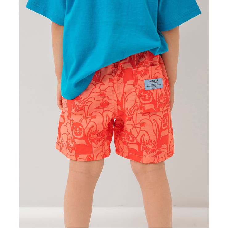 サーモンピンク | 【水をはじく/しわになりにくい】水陸両用パンツ  4分丈 UVカット 撥水 | F.O.Online Store
