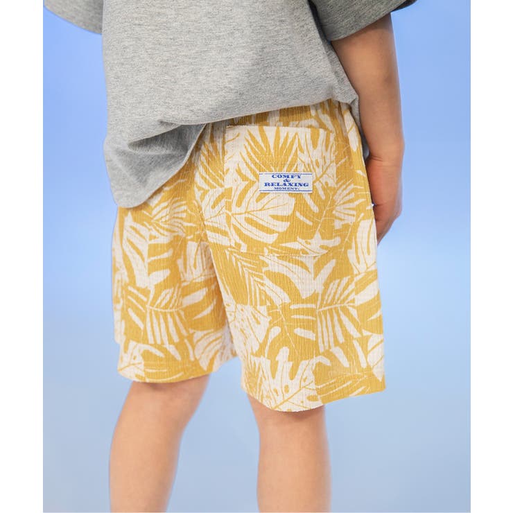 イエロー | 【サマーエール】ガラガラハーフパンツ  5分丈 | F.O.Online Store